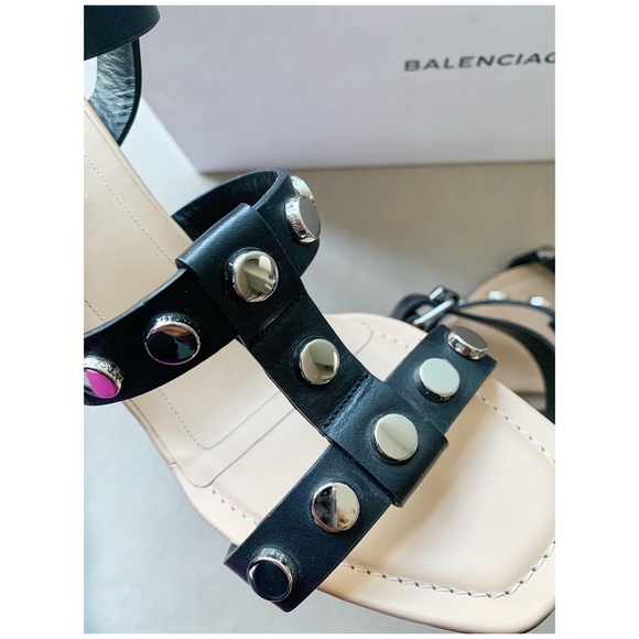 AUTHENTIC BALENCIAGA Studded Sandals - Picture 7 of 8